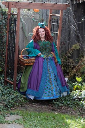 Renaissance Elizabethan Peacock Gown by rosemuze Renaissance Elizabethan Peacock Gown by rosemuze