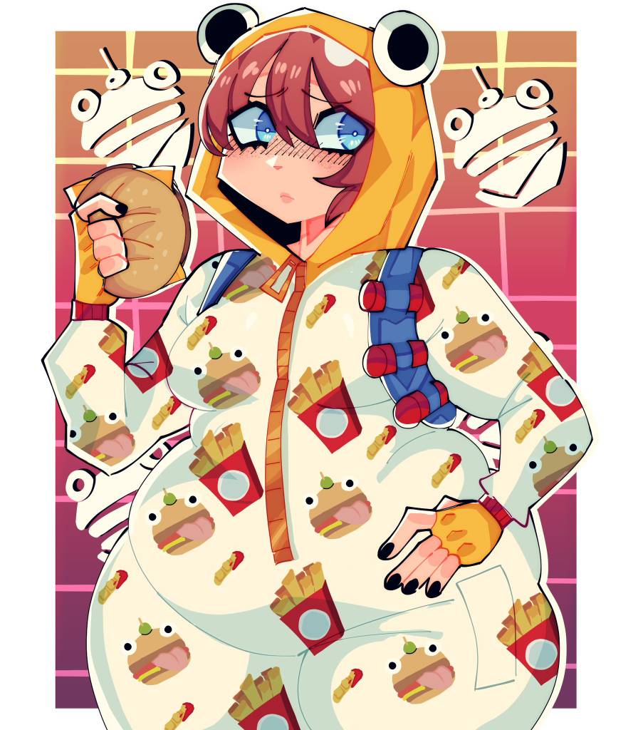 Onesie Fortnite Weight Gain Art by itzValll on DeviantArt