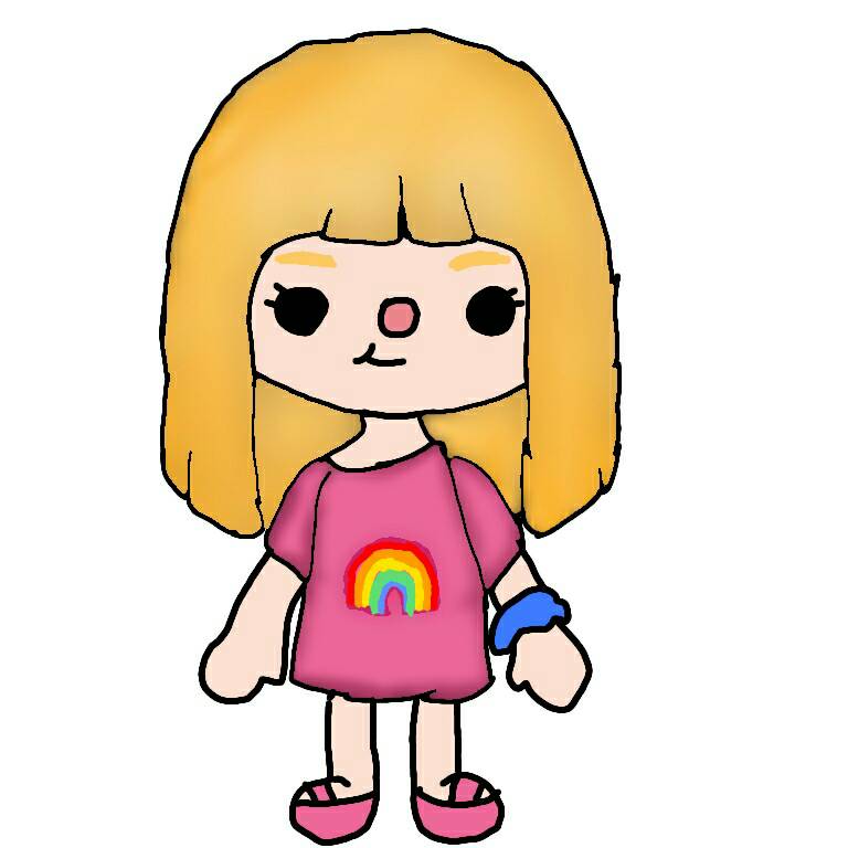 How to draw Toca Boca Girl Character