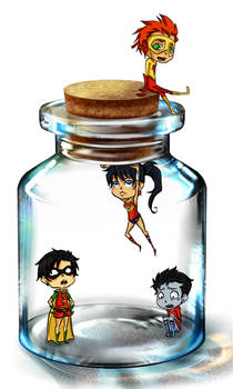 Pixiv Bottle Teen Titans