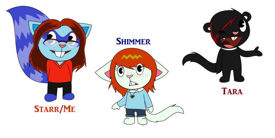 My OCs as HTF Characters: Part 1 by Shimmerfan on DeviantArt