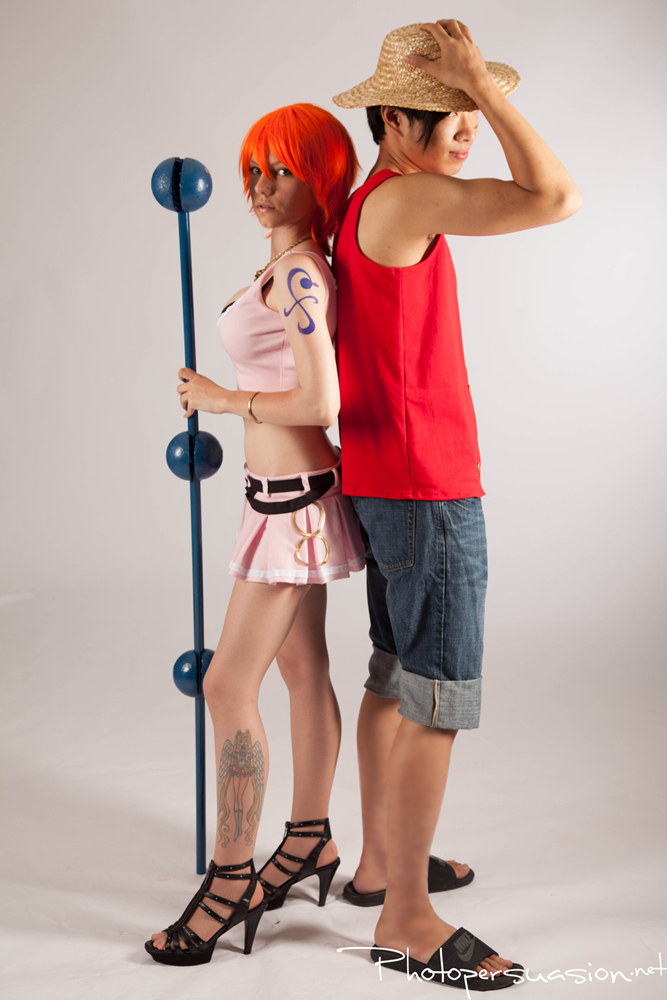 Luffy and Nami