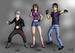 Blade - Lauren - KT- shounen commission characters by Tiger-Ki