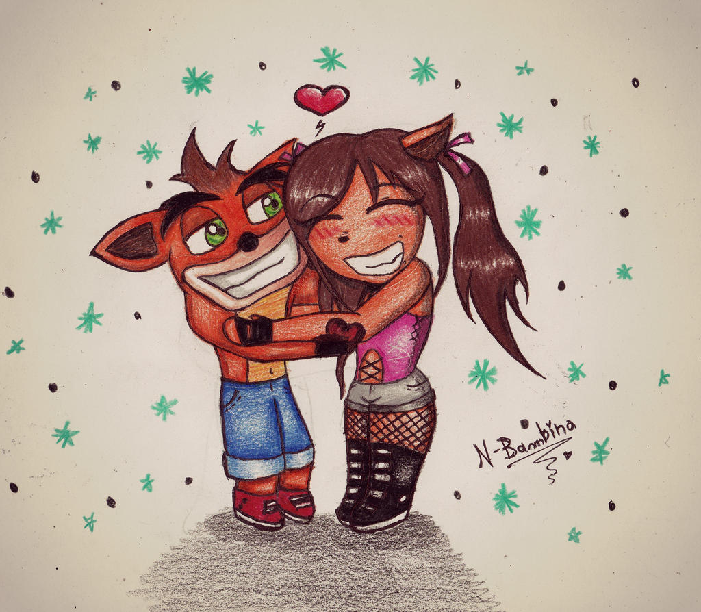 - Crash y Ara - Chibis