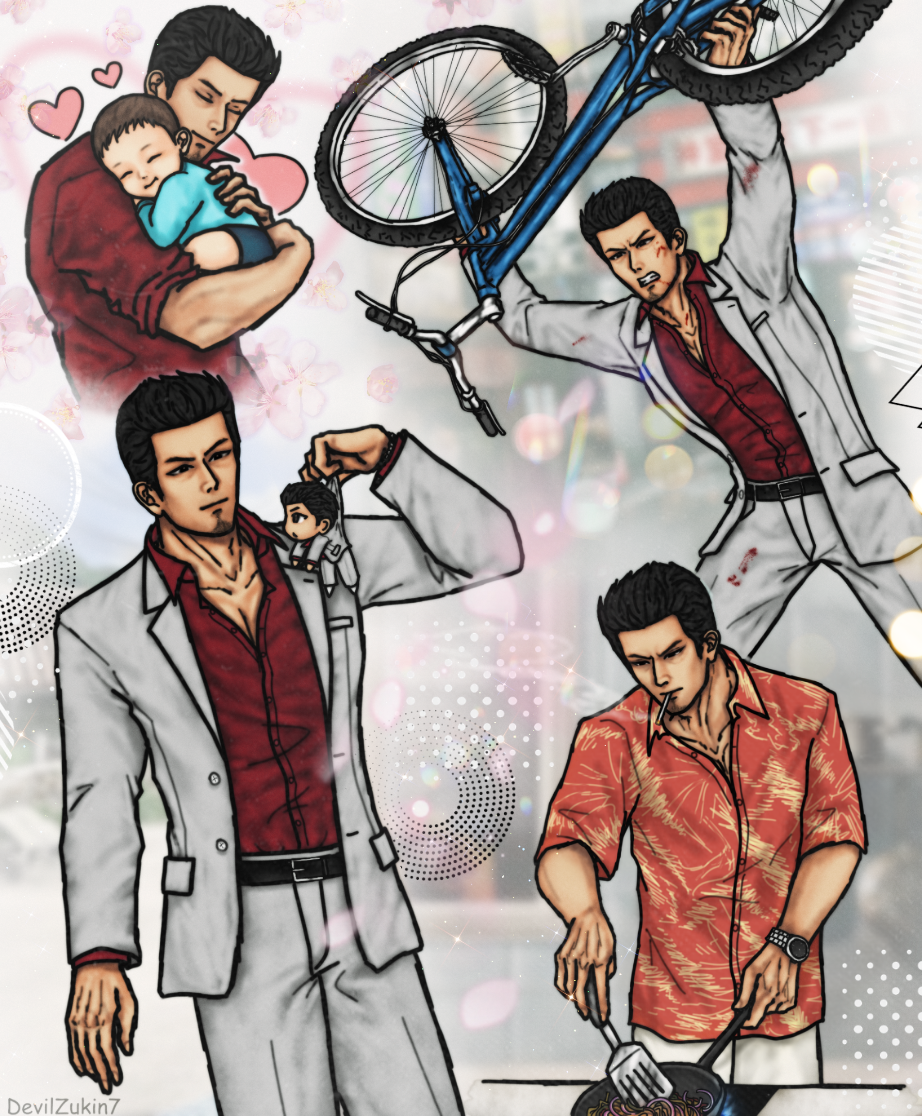 Kazuma Kiryu - Baka Mitai by SpiderMike1991 on DeviantArt