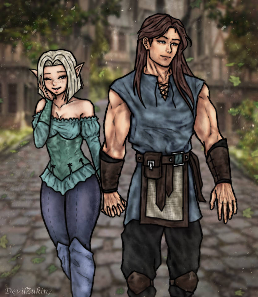 Walk Time Deviantart Walking together by DevilZukin7 on DeviantArt