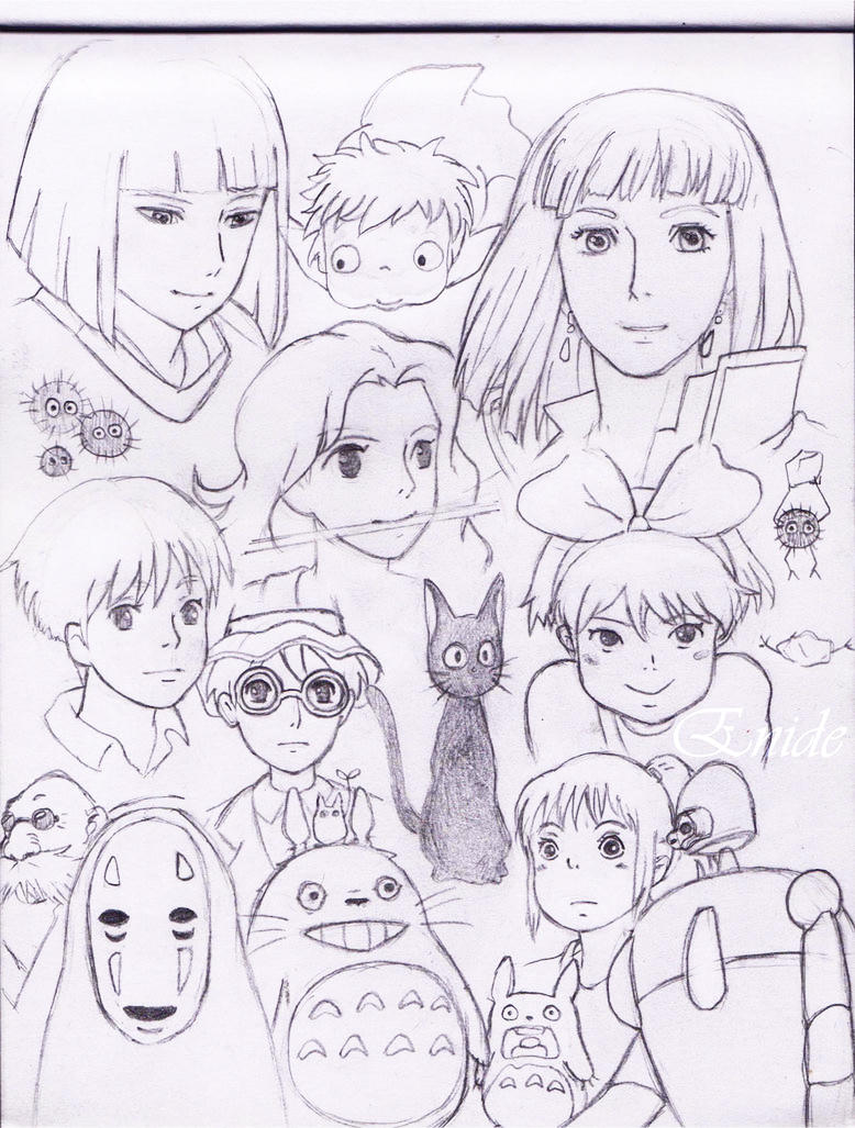 Studio Ghiblisketch by Leramyce on DeviantArt