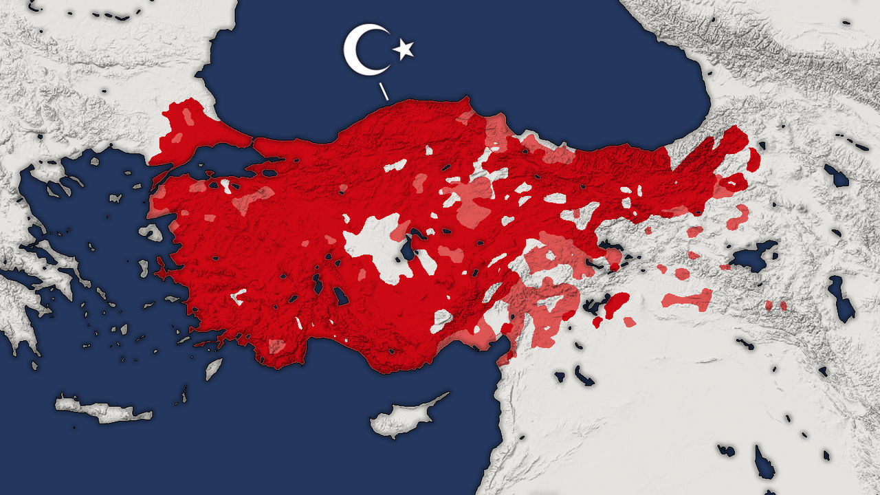 Turkey Turks Ethnic Map by efeeeeee12 on DeviantArt