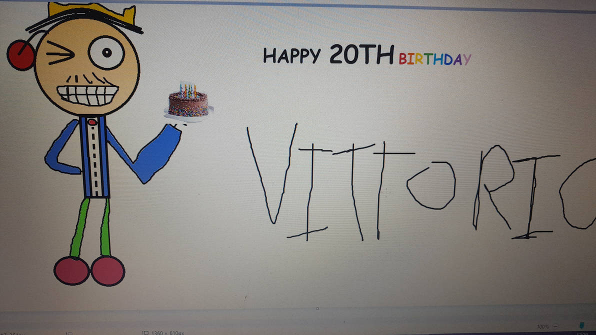 Happy 20th birthday vittorio the vyonder 2003! by Endaplayz on DeviantArt