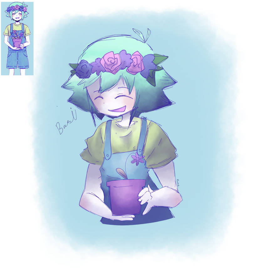 basil from omori by starp1ezz on DeviantArt