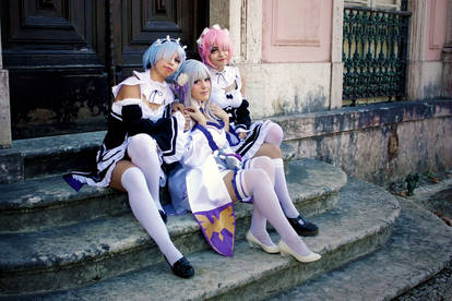 Rem, Emilia and Ram