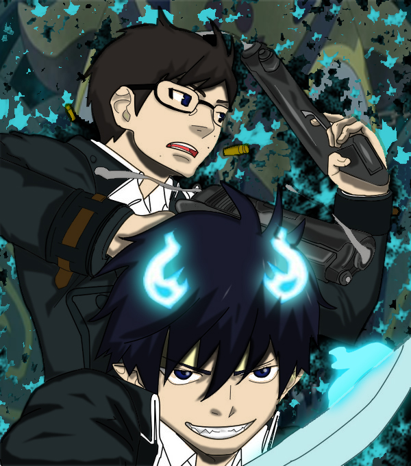 Okumura Rin and Yukio