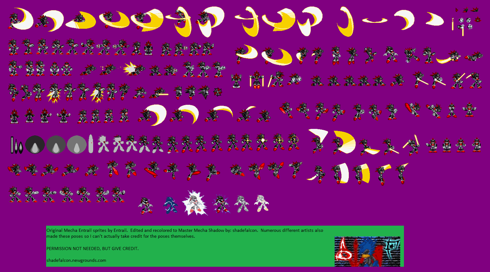 Cheat Master Shadow Sprite Code Mecha Shadow Sprites