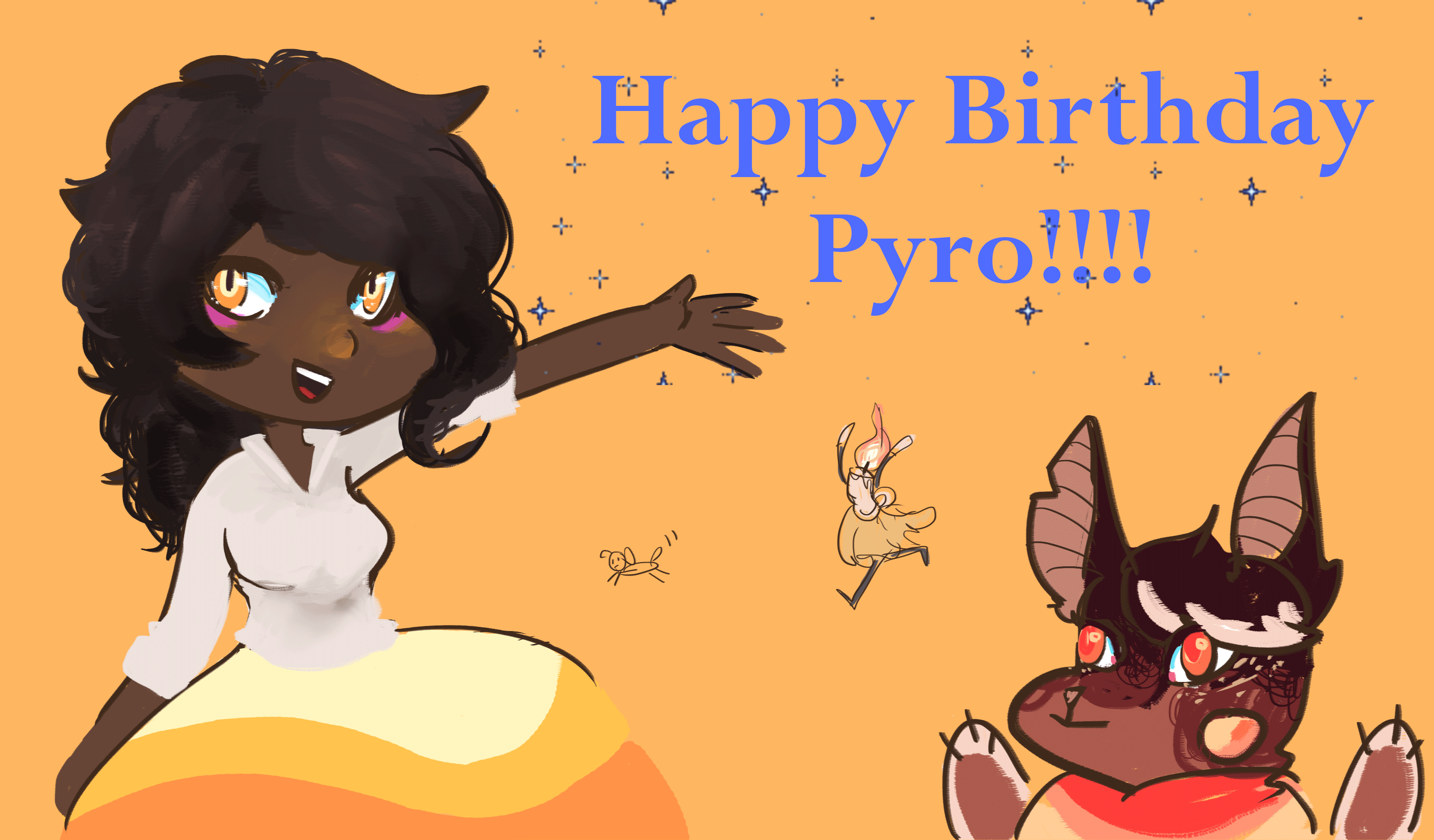 happy birthday Pyroo!! by InfinityGrim on DeviantArt