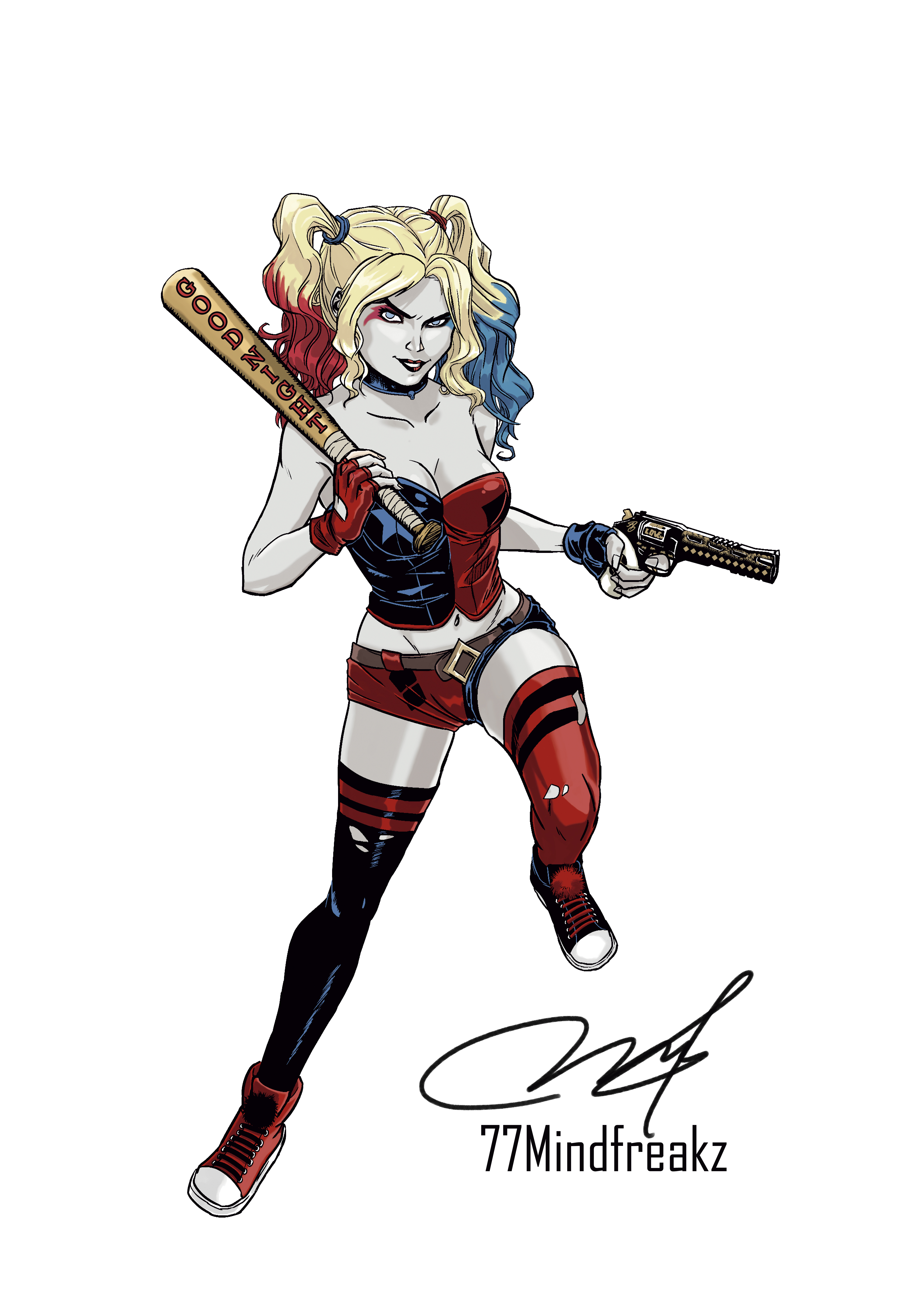 Harley Quinn by MlNDFREAKZ on DeviantArt