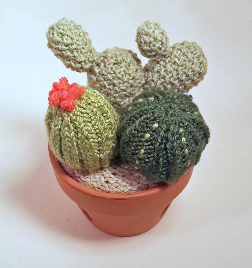 Knitted Cactus Garden