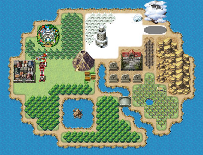 RPG Maker MV Map: File Island