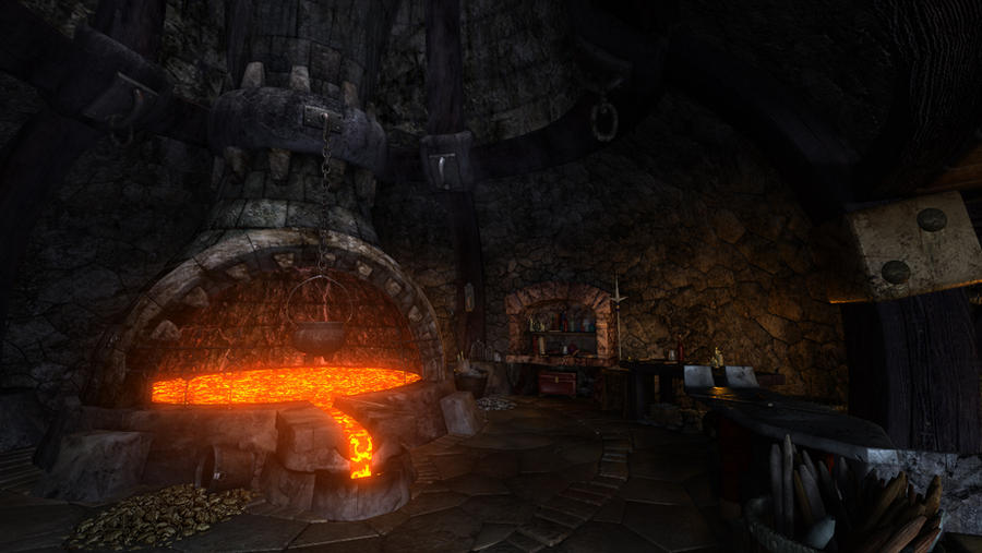 blacksmith lava forge final render 1 by bbeaulieu84 on DeviantArt