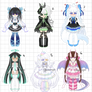 Adoptable Set 1 [CLOSED] Auction