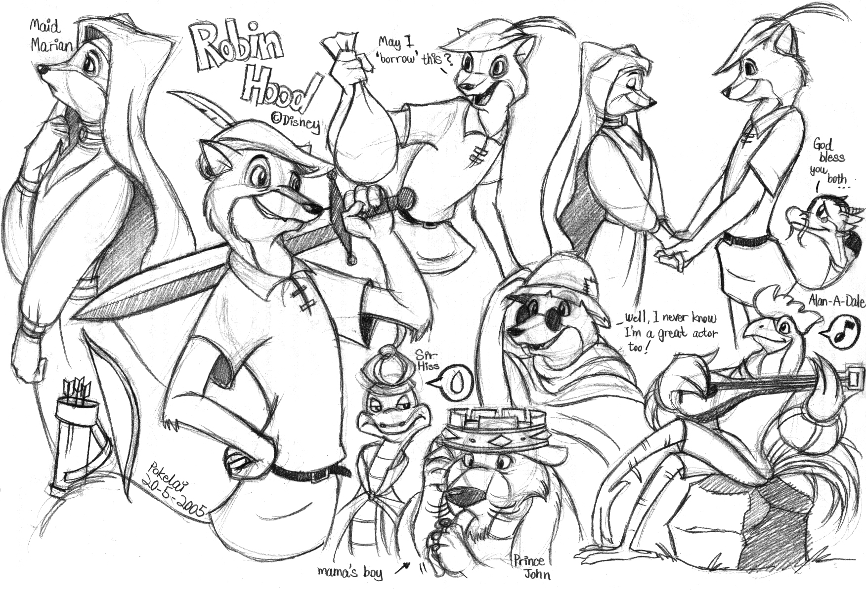 Sketches of Robin Hood