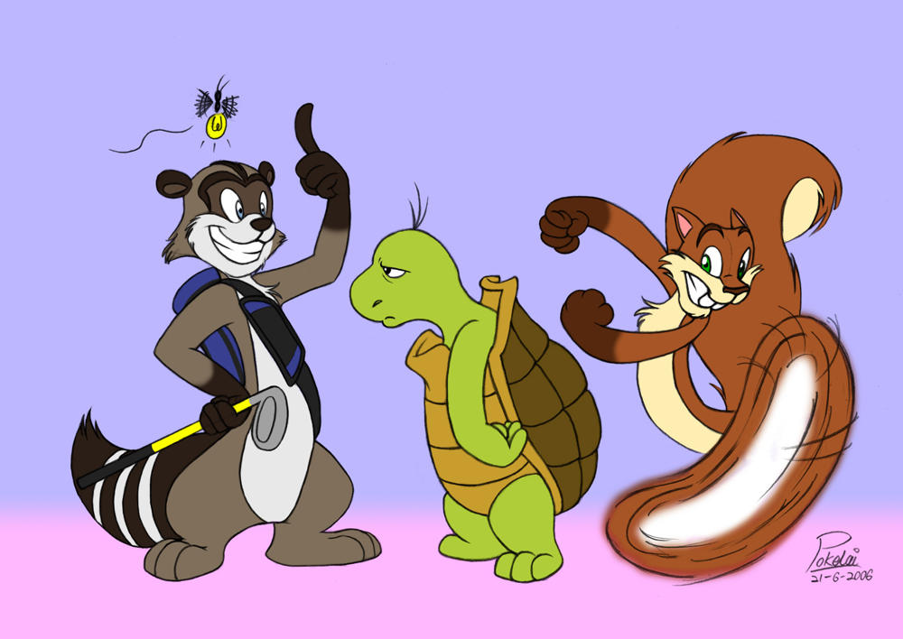 Over The Hedge by Pokelai on DeviantArt