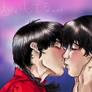 Ranma Ryouga Kissy