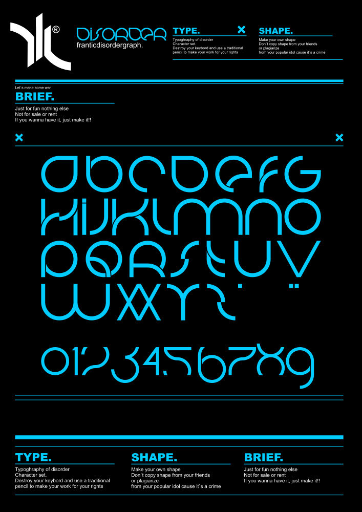 Disorder font by frantcdisorder619 on DeviantArt