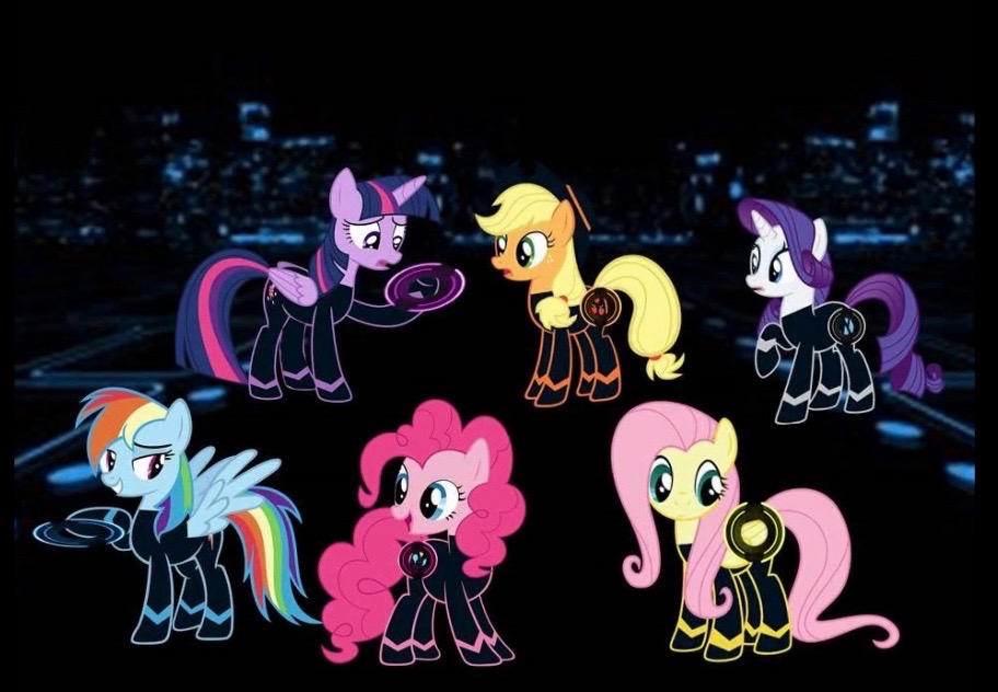 Mlp Tron Deviantart MLP Tron: Legacy by Bubbacheezit on DeviantArt