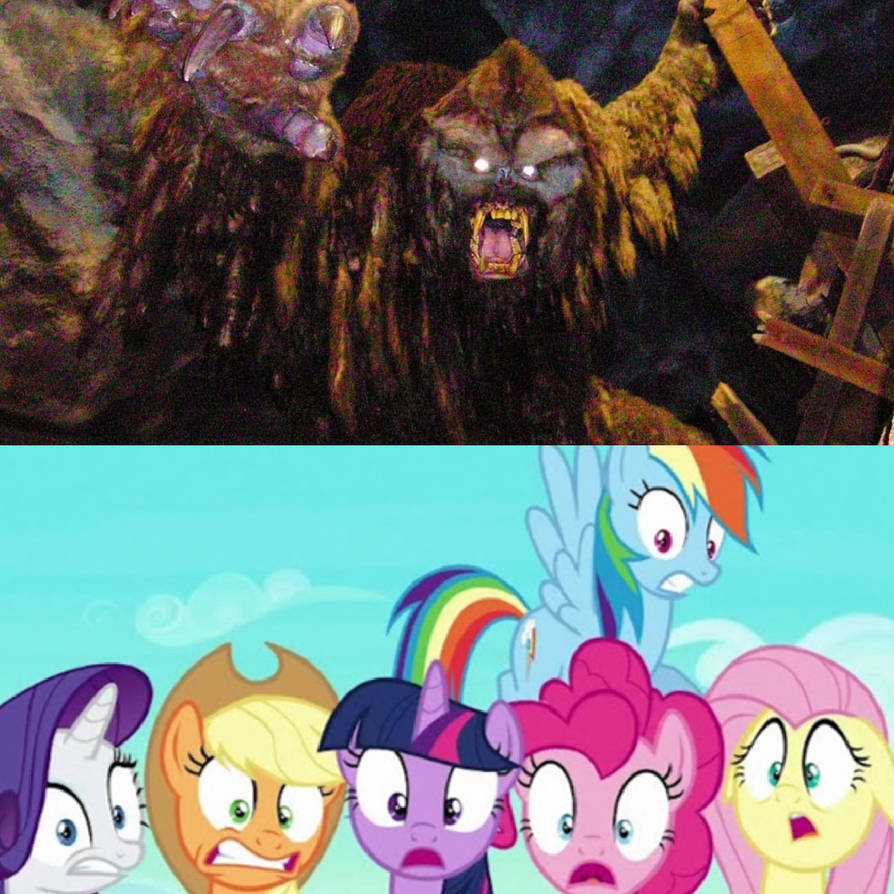 Mane six scared of the yeti from Expedition Everes by Bubbacheezit on ...