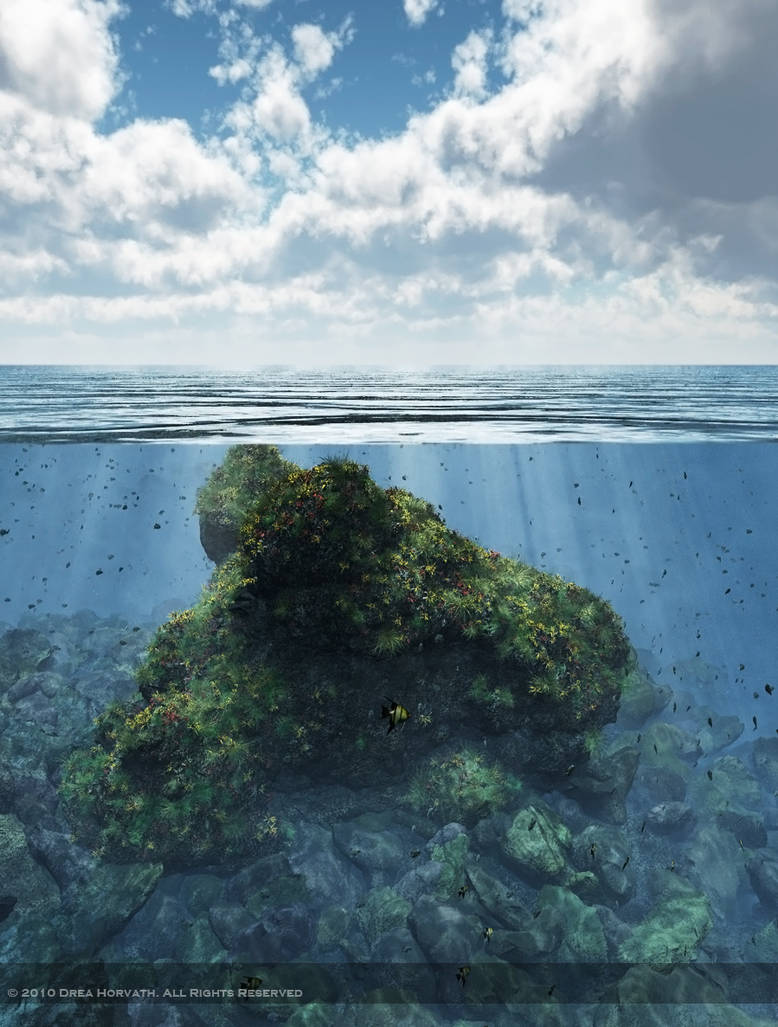 Above and below water by 00AngelicDevil00