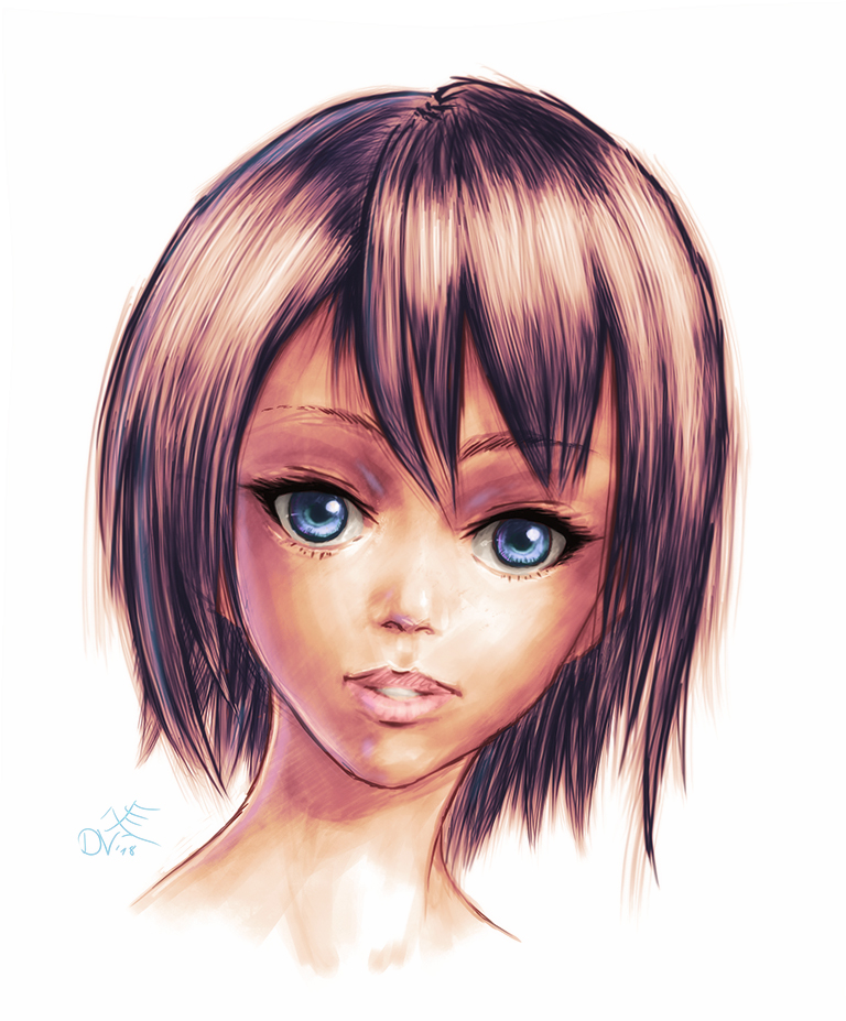 Girl Portrait April by Zanktus