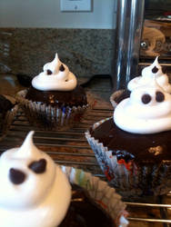 Ghost Cupcakes