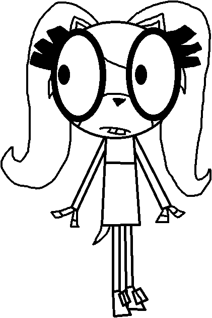 Lydya In Tim Burton Style