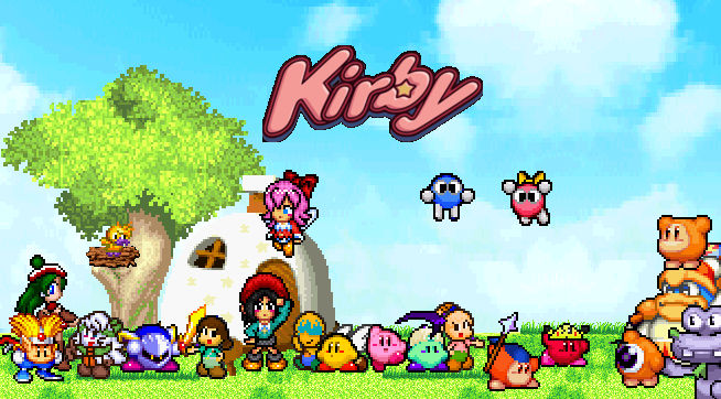 Kirby's 20th Anniversary SPRITE VERSION by SwagKirbyArt on DeviantArt