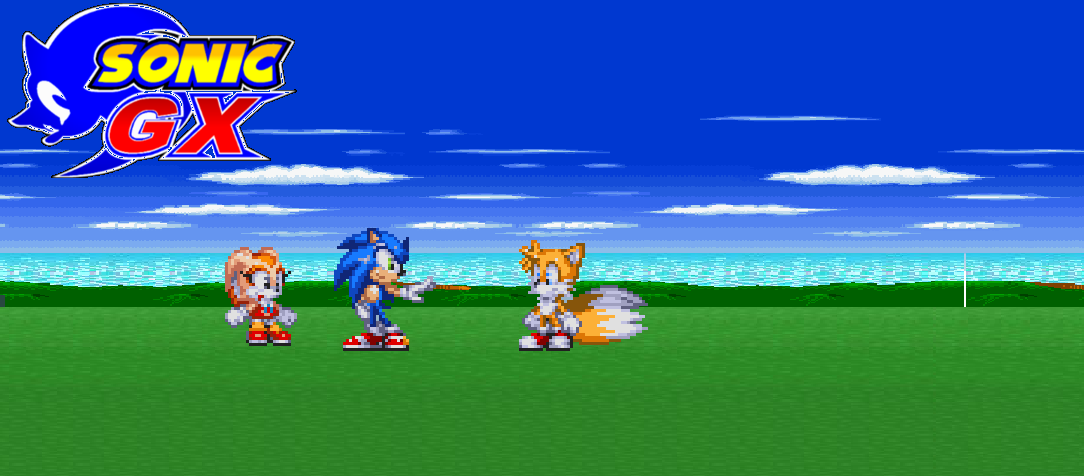 Sonic 1 Sprites test (ft. 2011 X)_单机游戏热门视频