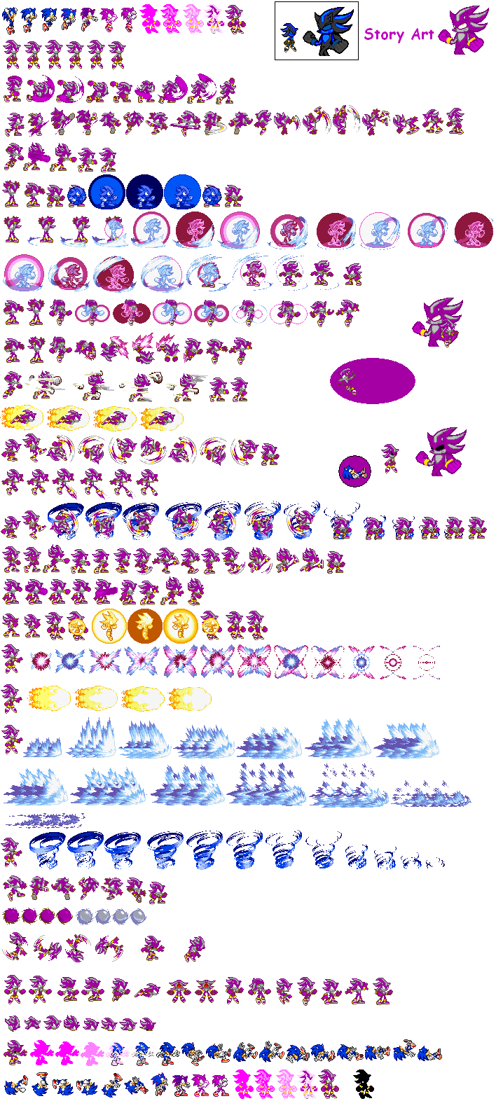 Sonic sprites: 32X edition by DelayArtWorks on DeviantArt