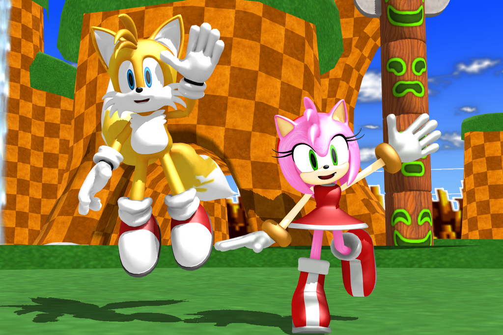 Tails Body Texture Tails and Amy Texture test by sonicmechaomega999 on DeviantArt