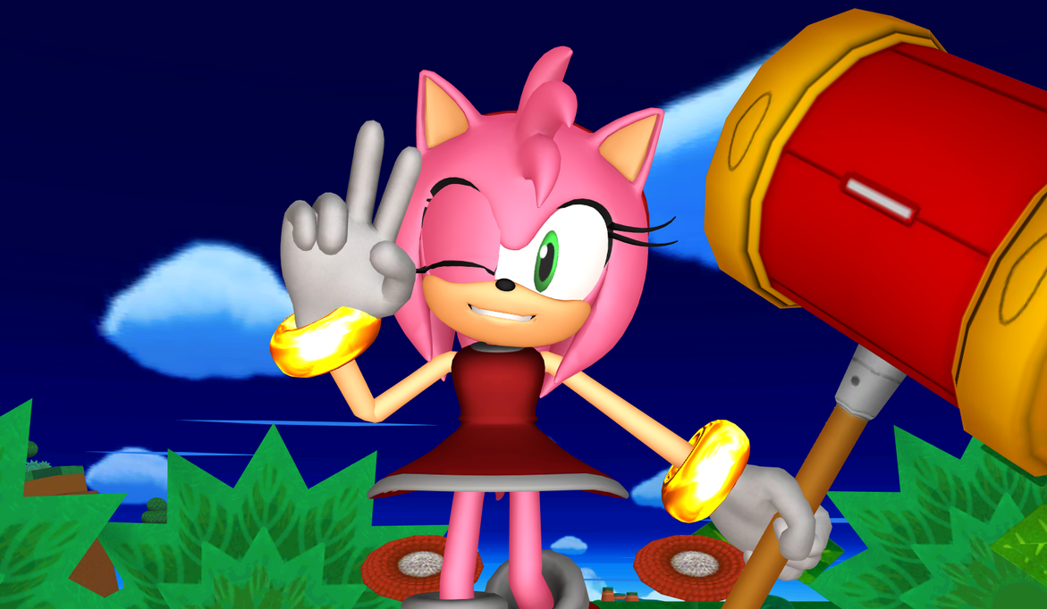 The Infinately Scaleable Amy Rose (SONIC X) by rosyfan12 on DeviantArt
