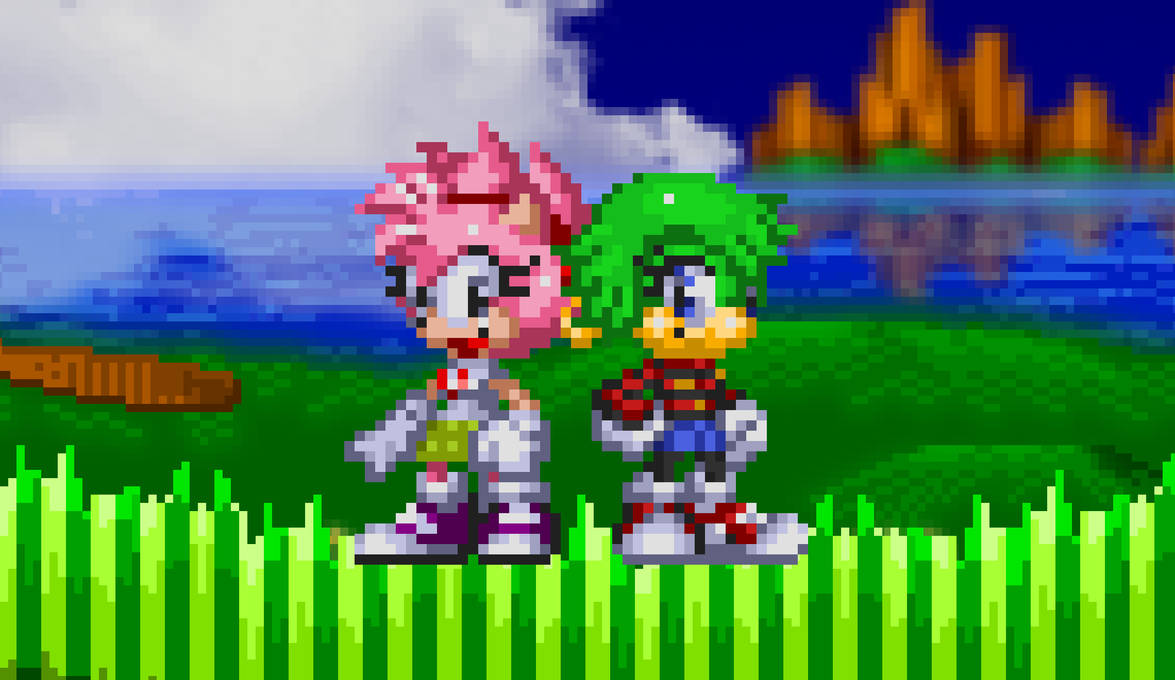 STC Amy Rose and Tekno by sonicmechaomega999 on DeviantArt