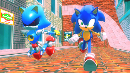 (MMD) Sonic: A Hedgehog Race