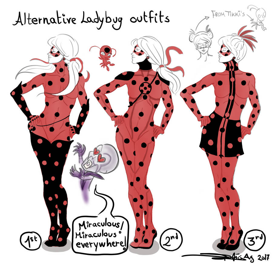 Style Ladybug Ladybug's updated outfits by Shesvii on DeviantArt