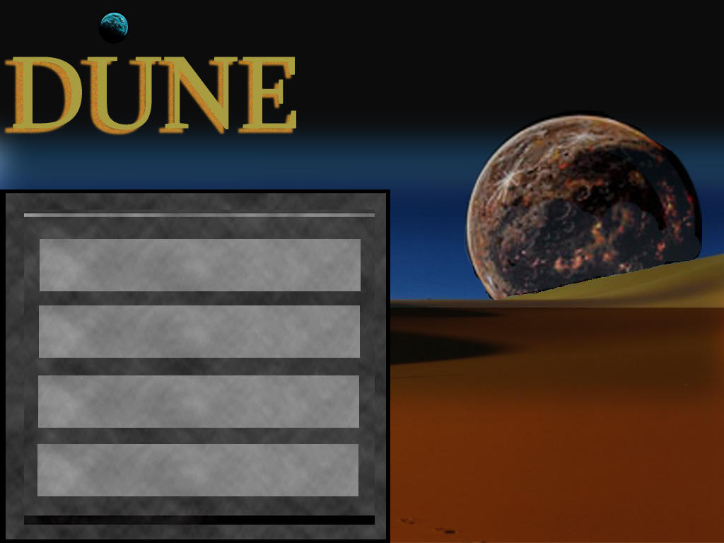 Dunetitle Project Dune Title Screen by EricHype on DeviantArt