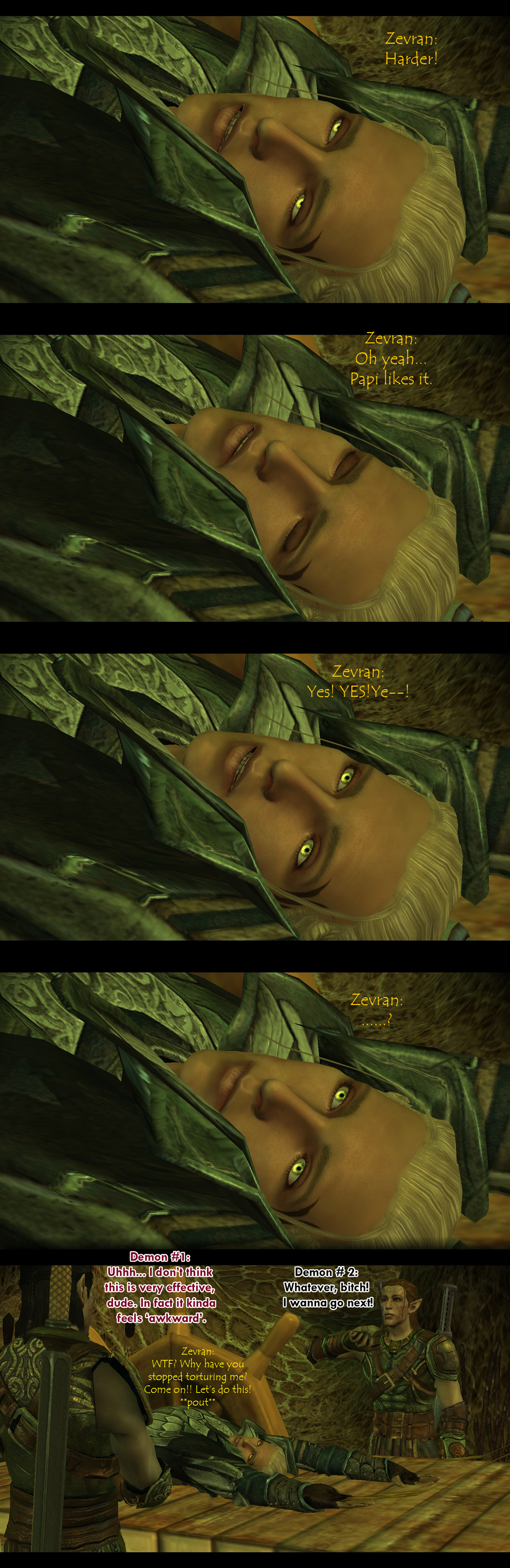 Zevran Wuvs Torture