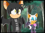 Ivan the bat and Rouge Sonic x