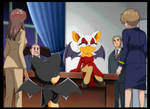Ivan and Rouge in the president's office Sonic x