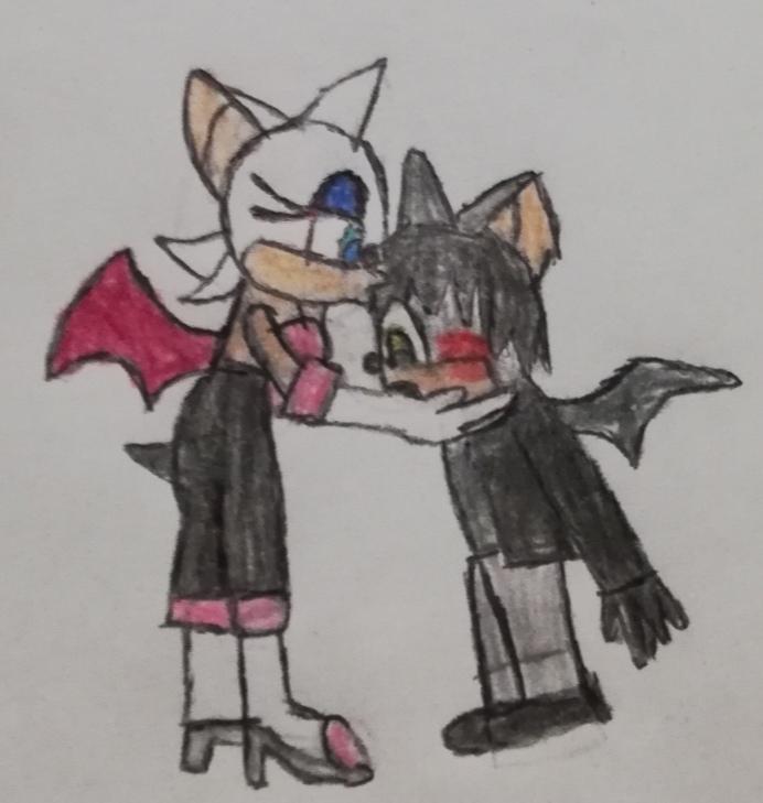 Rouge kisses classic Ivan by axel12539 on DeviantArt