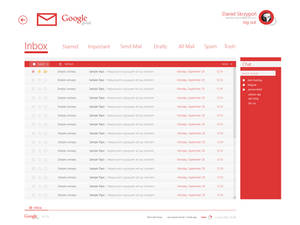 gmail [Modern UI] project concept