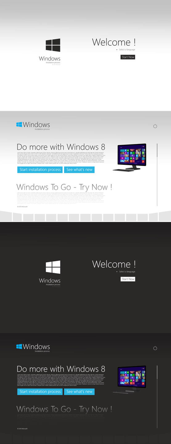 Windows Installation Process - Concept by danielskrzypon on DeviantArt