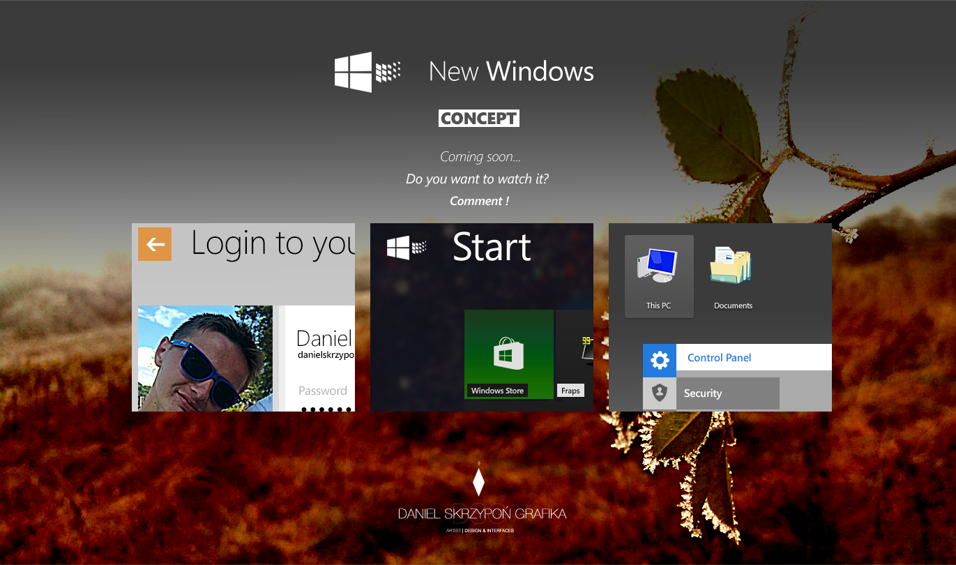 New Windows - Concept Preview
