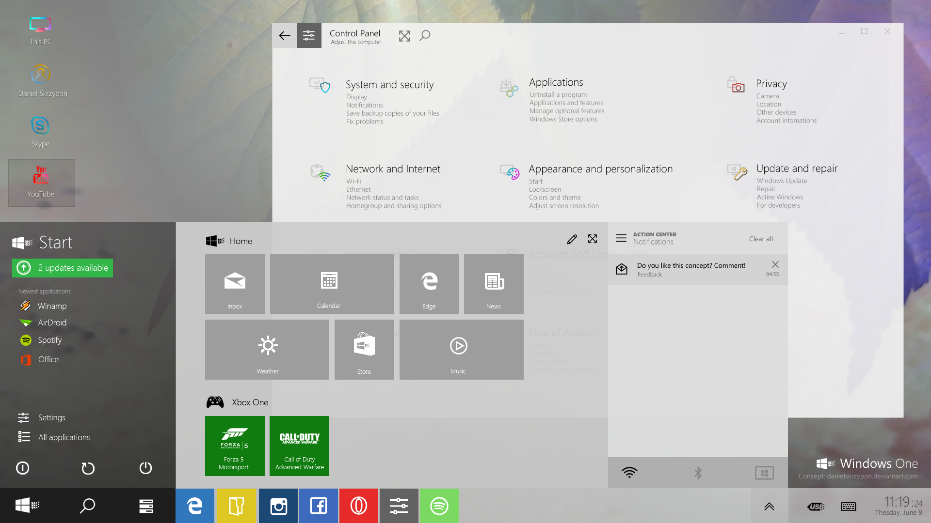 Windows One Concept by danielskrzypon on DeviantArt